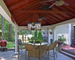 Interior details of Swan pavilion