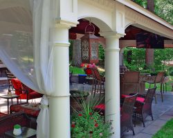 Details of Swan pavilion