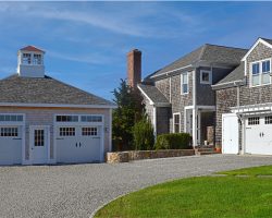 Custom garage, cupola, and pergola