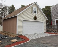 Two car Trestle Garage.