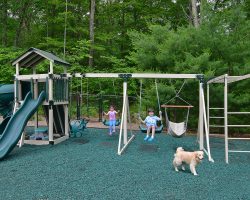 Custom 30x45 Vinyl Swing Set