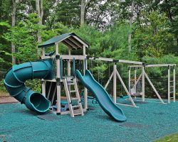 Custom 30x45 Vinyl Swing Set