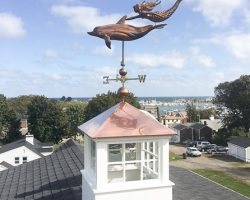 A custom Zephyr Cupola with a weathervane on top.