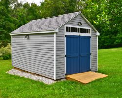 10x14 Custom Storage Shed side view