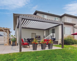 2-Tier Swan Custom Louvered Pergola