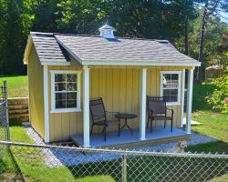 Custom 12x14 Storage Shed front