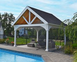 Custom 16x16 Swan Pavilion in Upton, MA