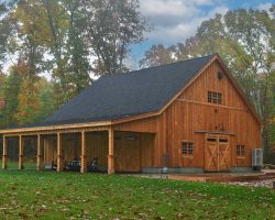 Barn lean to porch area