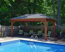 A 10x18 Swan Pavilion in Norfolk, MA