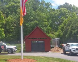 Outdoor Personia 16x24 shed in wrentham - delivered