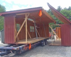 Outdoor Personia 16x24 shed in wrentham - in pieces