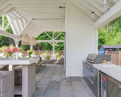 Outdoor Personia Dormer Pavilion Storage Area