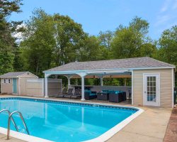Custom 12x36 Pool House in Lincoln, RI
