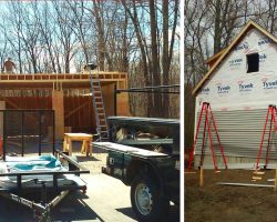 Two-Car Garage in Production