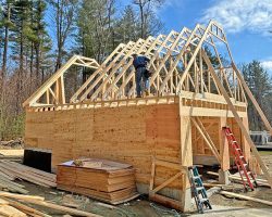 Outdoor Personia Mendon Garage Details In Progress