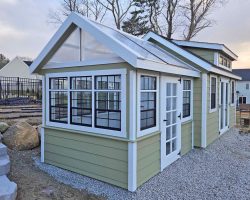 Outdoor Personia Wrentham Shed/Greenhouse Combo