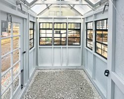 Outdoor Personia Wrentham Shed/Greenhouse Combo greenhouse interior view