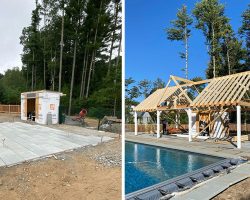 Outdoor Personia 20x40 Dormered Pavilion Build