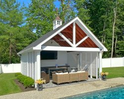 Outdoor Personia hanover custom 18x18 pavilion