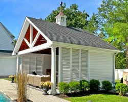 Outdoor Personia hanover pavilion custom 18x18 pavilion