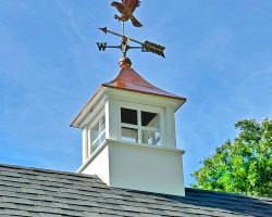 Outdoor Personia hanover pavilion custom cupola and weathervane
