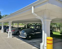 Outdoor Personia Westerly RI carport detail