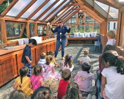 Outdoor Personia Greenhouse - Ranney School classroom