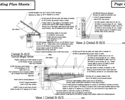 Custom Pool House Blueprint Detials