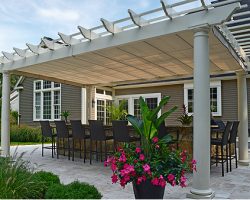 Shaded Outdoor Seating Area