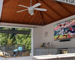 Interior of Custom Pavilion in Reading