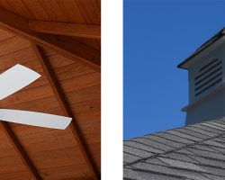 Ceiling Fan and Cupola