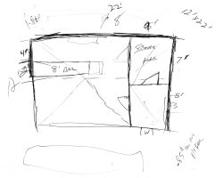 Swan Custom Pool House Sketch