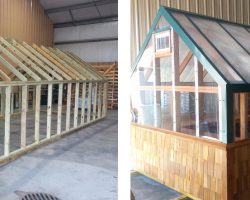 Building the greenhouse