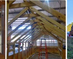 Details before moving the greenhouse