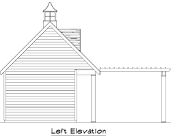 Blueprint Side Elevation