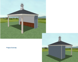 3D Rendering of custom Pool House