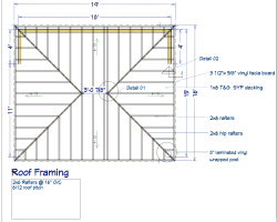 Custom Pool House Blueprint