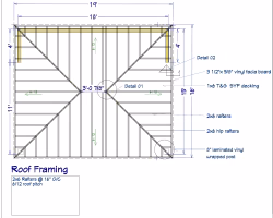 Custom Pool House Blueprint
