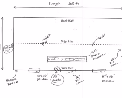 Custom Golf Shed Layout Sheet