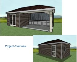 pool house rendering