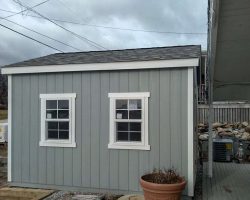 New shed side view