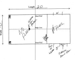 sketch for pool house