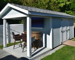 8x20 Trestle Storage Shed with Porch