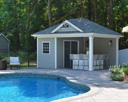 Pool House construction