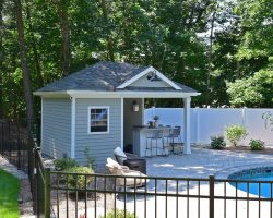 Custom 12x16 Swan Pool House