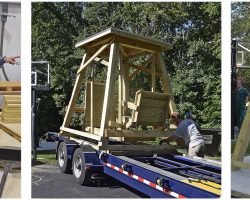 Building the custom-built a garden swing