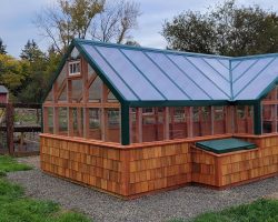 Haven greenhouse in the school's gardens