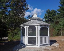 octagon gazebo with pagoda roof