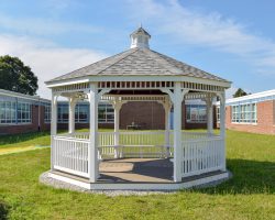Vinyl Gazebo Front View