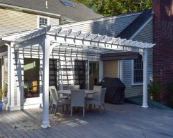 Custom Vinyl Pergola Front